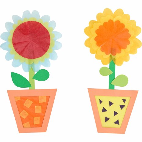 Knutselset – Raamdecoratie Bloempot (5+)