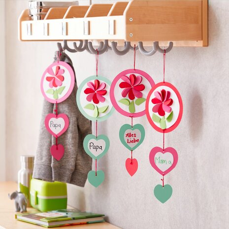 Knutselset – Hangers Hartbloemen (5+)