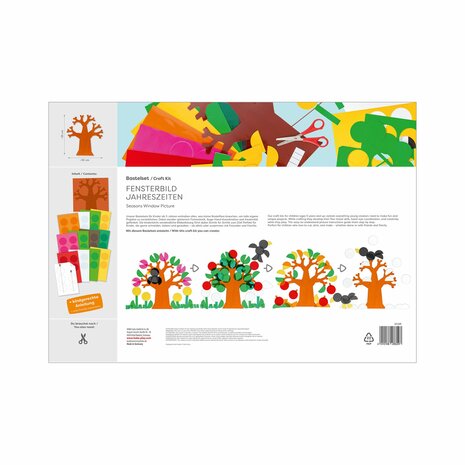 Knutselset – Raamdecoratie Seizoenen (5+)