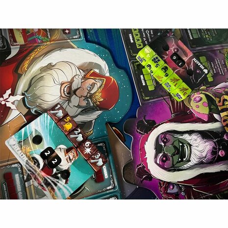 Dice Throne Santa vs Krampus – Tactisch dobbel- en kaartduel - Roxley Games
