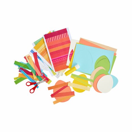 Knutselset - Eerste lijmen Paaseieren (3+)