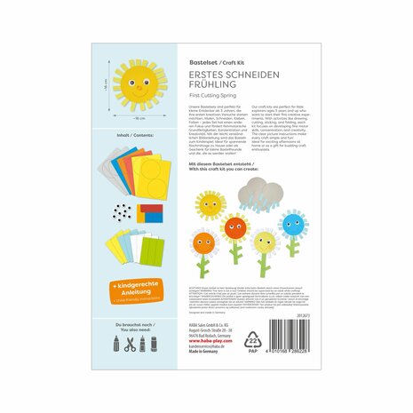 Knutselset - Eerste knippen: Lente (3+)