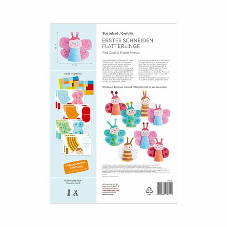 Knutselset - Eerste knippen: Vlinders (3+)