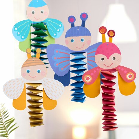 Knutselset - Eerste vouwen: Kevers en Vlinders (3+)