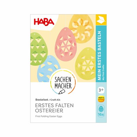 Knutselset - Eerste vouwen: Paaseieren (3+)