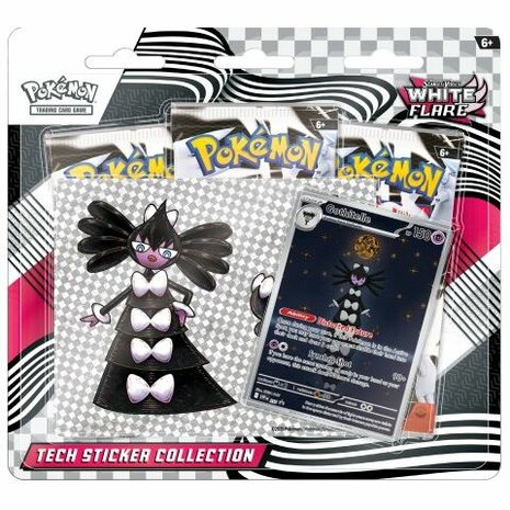 Pokémon Scarlet & Violet White Flare Tech Sticker Collection – TCG Booster & Sticker Set