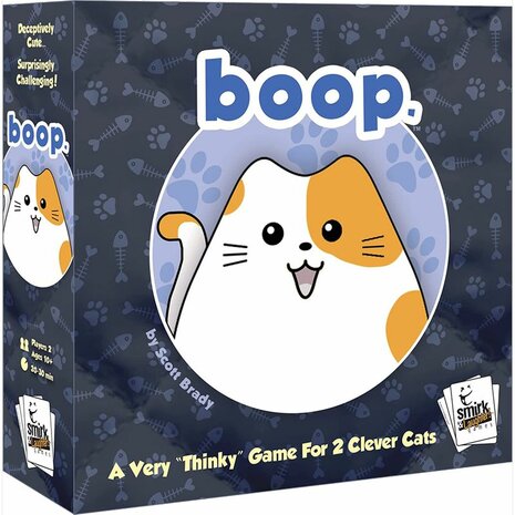 Boop. – Abstract strategie‑spel voor 2 spelers - Smirk & Dagger Games