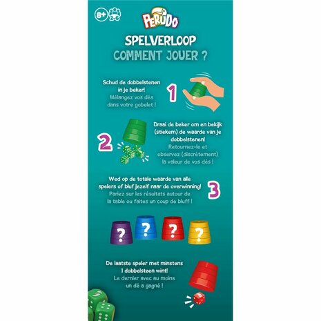 Perudo – Dobbel- en blufspel (Zygomatic)