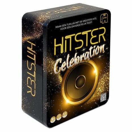 Hitster Celebration - Muziek partyspel – Feesthits in luxe tinnen doos | Jumbo