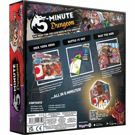 5 Minute Dungeon | Coöperatief kaartspel – Wiggles 3D