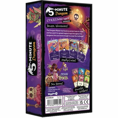 5 Minute Dungeon: Curses! Foiled Again! | Uitbreiding – Wiggles 3D