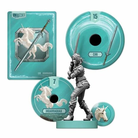 Unmatched The Witcher: Steel & Silver – Duelbordspel - White Goblin Games