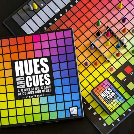 Hues and Cues (Nederlands) – The Op Games | Kleurrijk Partyspel