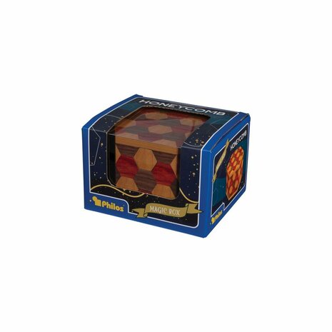 Magic Box / Secret Box – Geldkluis Honeycomb – Philos | Houten Puzzelbox
