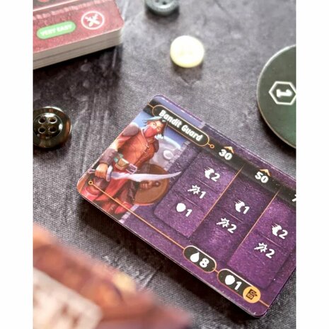 Gloomhaven – Buttons & Bugs – Solospel – Cephalofair Games