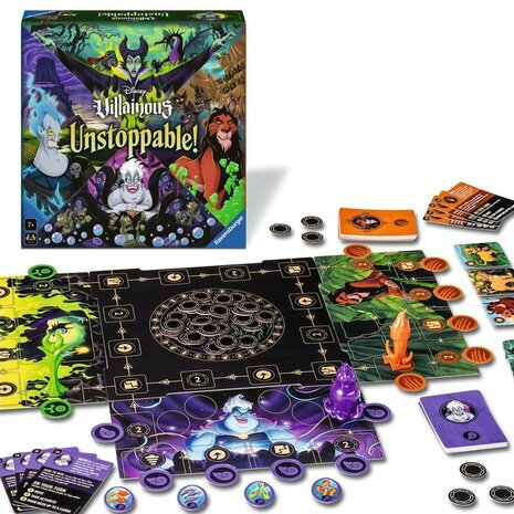 Disney Villainous Unstoppable – Bordspel – Ravensburger