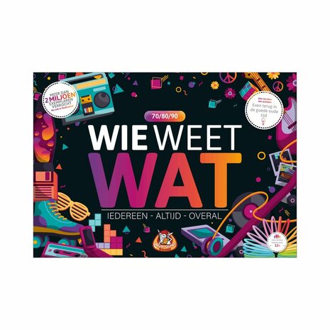 Wie Weet Wat – 70/80/90 – Woordspel / Partyspel – White Goblin Games