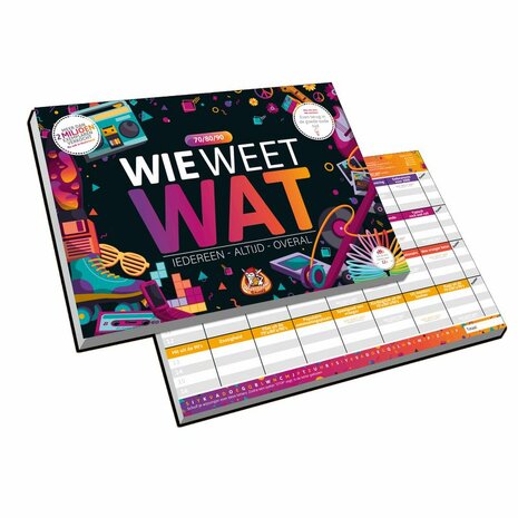 Wie Weet Wat – 70/80/90 – Woordspel / Partyspel – White Goblin Games