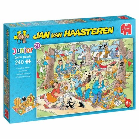 De vrijmarkt - Jan van Haasteren Junior Puzzel (240) - Jumbo