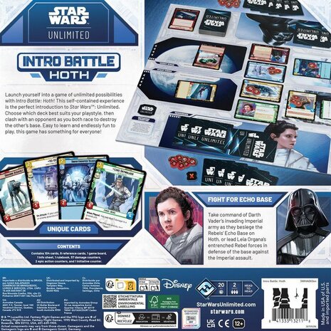 Star Wars: Unlimited – Intro Battle: Hoth – Introductieset – Fantasy Flight Games