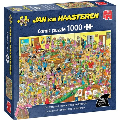 Jan van Haasteren Het bejaardentehuis – 1000 stukjes puzzel (Jumbo)