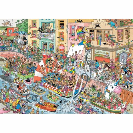 Jan van Haasteren - Celebrate Pride - puzzel met 1000 stukjes - Jumbo