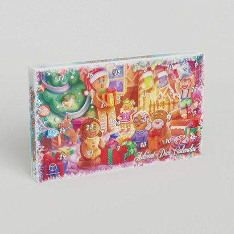 Advent Dice Calendar 2025 - Q-Workshop - Unieke Dobbelstenen voor de Feestdagen