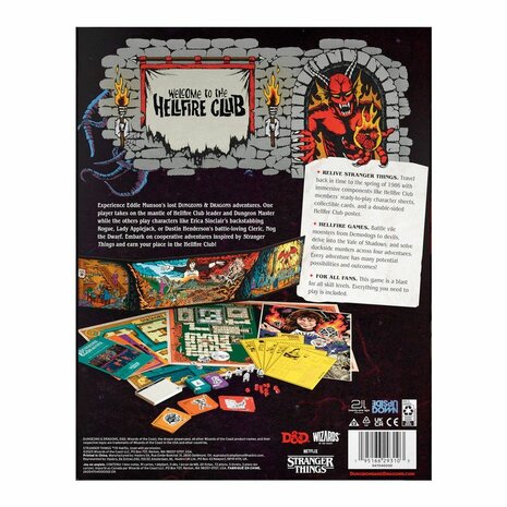 Dungeons & Dragons – Stranger Things: Welcome to the Hellfire Club – Starter Set – Wizards of the Coast