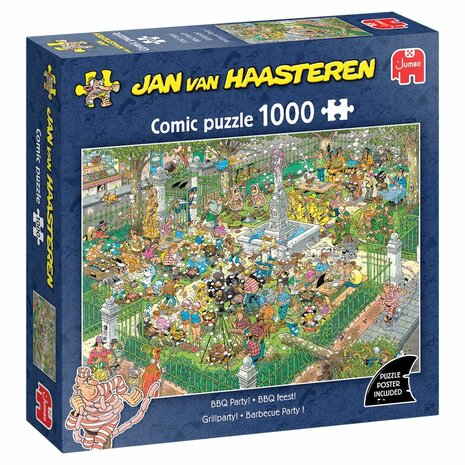 Jan van Haasteren - BBQ Feest! - puzzel met 1000 stukjes - Jumbo