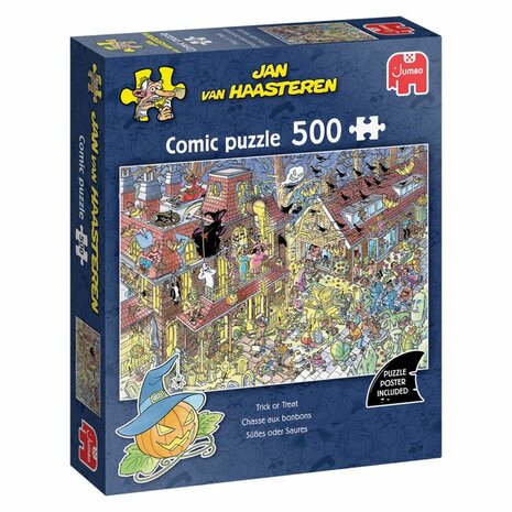 Jan van Haasteren – Trick or Treat (500) – Halloween Legpuzzel – Jumbo