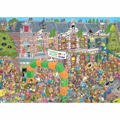 Jan van Haasteren – Nijmegen 100 jaar gaststad van de 4Daagse (1000) – Legpuzzel – Jumbo