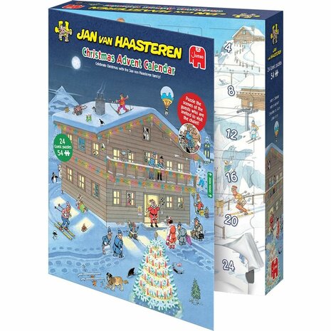 Jan van Haasteren Christmas Advent Kalender 2025 – Puzzel adventskalender – Jumbo