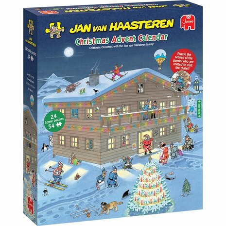Jan van Haasteren Christmas Advent Kalender 2025 – Puzzel adventskalender – Jumbo