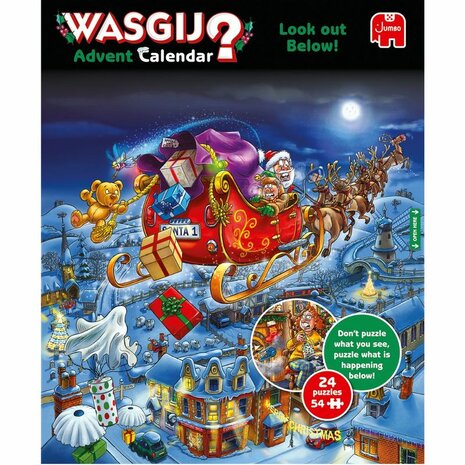 Wasgij Christmas Advent Kalender Reindeer Rumpus 2025 – Puzzel adventskalender – Jumbo