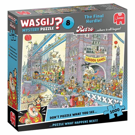 Wasgij – Mystery Retro 8 – De laatste horde! (1000) – Legpuzzel – Jumbo
