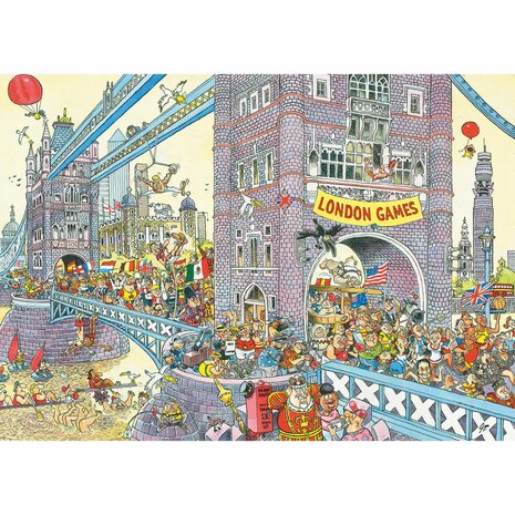 Wasgij – Mystery Retro 8 – De laatste horde! (1000) – Legpuzzel – Jumbo