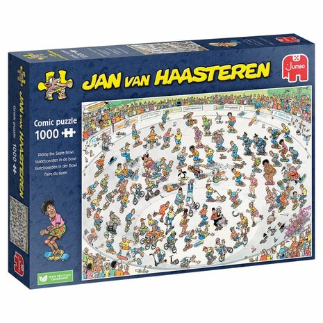 Jan van Haasteren – Skateboarden in de bowl (1000) – Legpuzzel – Jumbo