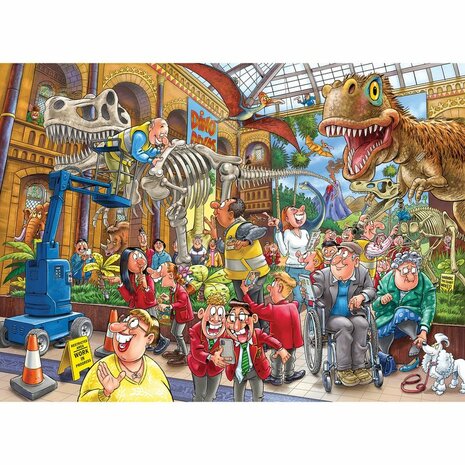 Wasgij – Mystery Puzzle 24 – Paniek in het museum! (1000) – Legpuzzel – Jumbo