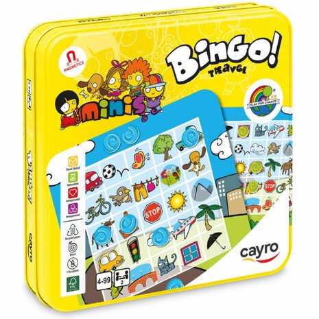Bingo! Travel – Auto Bingo - Reis spel - Travel game – Cayro