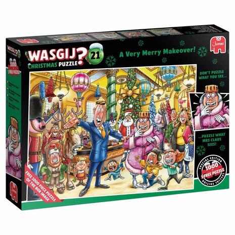 Wasgij – Christmas 21 – Een feestelijke make-over! (2×1000) – Legpuzzel – Jumbo