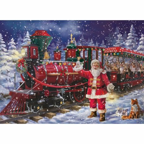 Kerstpuzzel – The Santa Express (1000) – Tucker’s Fun Factory