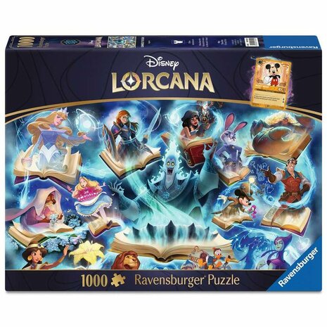 Disney Lorcana – Glimmers of the Realm: Sapphire (1000) – Legpuzzel – Ravensburger