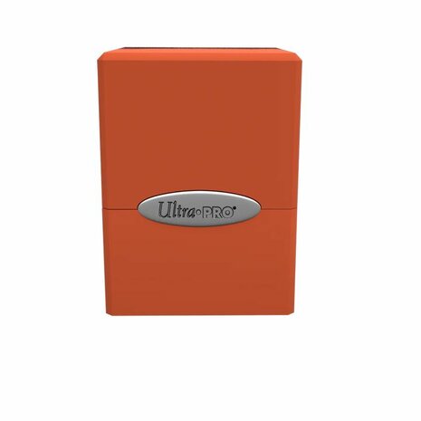 Deck Box – Satin Cube – Pumpkin Orange – Ultra PRO