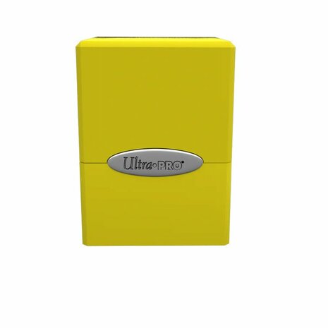 Deck Box – Satin Cube – Lemon Yellow – Ultra PRO