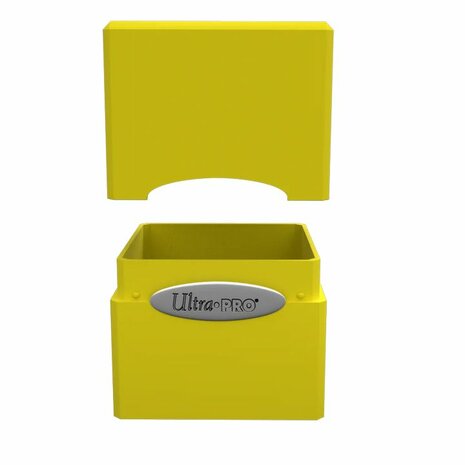 Deck Box – Satin Cube – Lemon Yellow – Ultra PRO