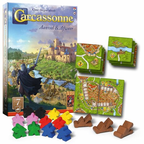 Carcassonne: Aanval & Afweer – Uitbreiding 7 – 999 Games