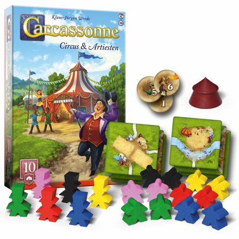 Carcassonne: Circus & Artiesten – Uitbreiding 10 – 999 Games