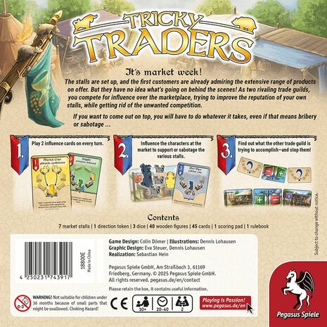 Tricky Traders – Bordspel – Pegasus Spiele