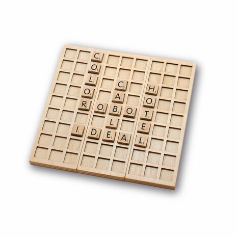 Wooden Words Game: Travel metal box – Woordlegspel – Cayro