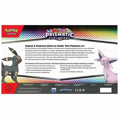 Pokémon: Scarlet & Violet Prismatic Evolutions Premium Figure Box – Collectiebox met figuur – The Pok&#x00